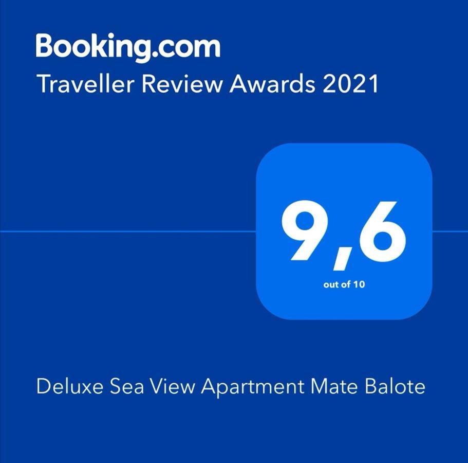 Deluxe Sea View Apartment Mate Balote 里耶卡 外观 照片